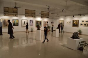 גלריית אומנות בקולקטה - תמונות ופסלים